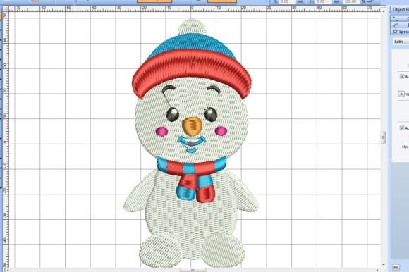 Beautiful Snowman Embroidery Review