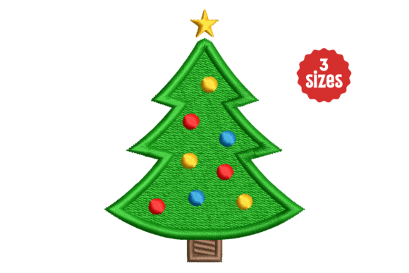 Christmas Tree with Baubles Embroidery Review