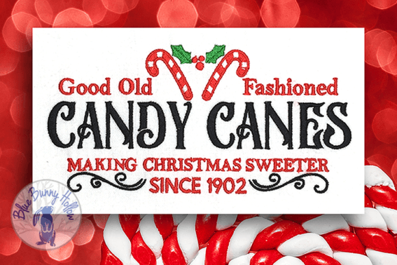 Good Old Fashioned Candy Canes Embroidery Review