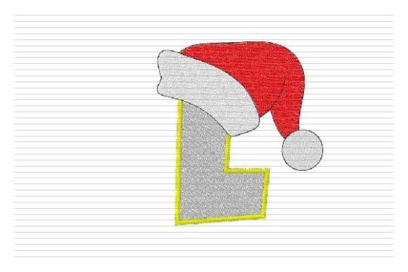 L Letter Christmas Alphabet Santa Hat Review