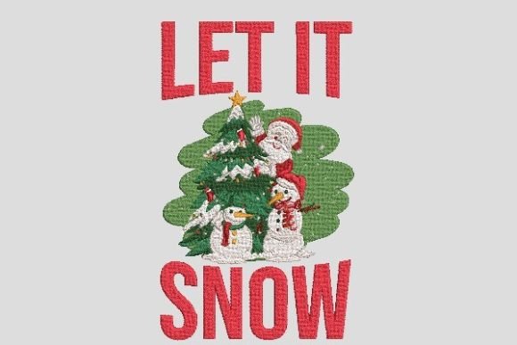 Merry Christmas Snow Man with Noel Tree Embroidery Review
