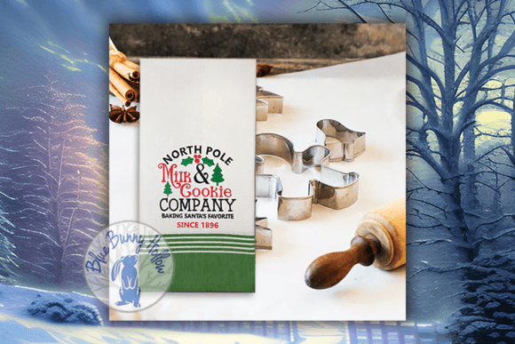 North Pole Milk Cookie Company Embroidery Review