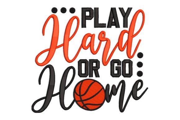 Play Hard or Go Home Embroidery Review