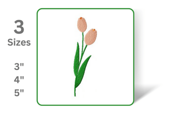 Review of Lovely Tulips Embroidery Design