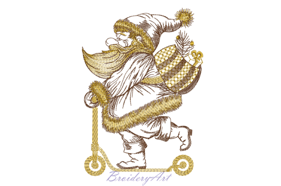 Santa Delivery Embroidery Design Review