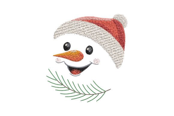 Snowman in Santa Hat Embroidery Design Review