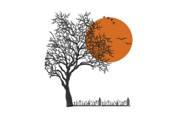 Sunset in Tree Embroidery Review