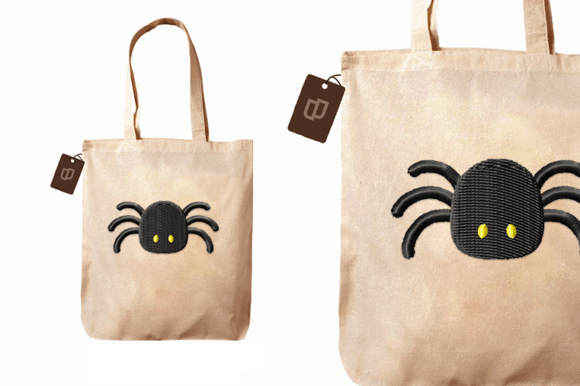 The Spider Silhouette Icon: A Delicate Embroidery Design for Personalized Gifts