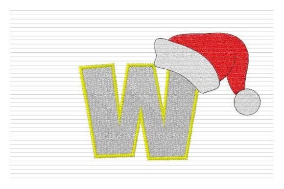 W Letter Christmas Alphabet Santa Hat Review